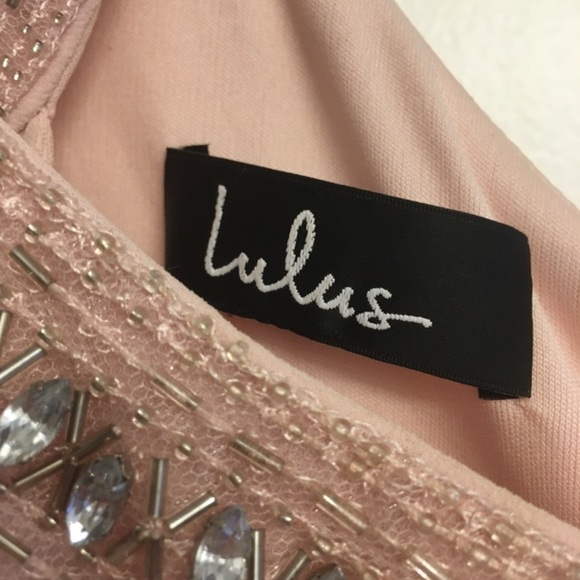 Blush Pink Beaded Maxi Dress from LULUS - Picture 9 of 14